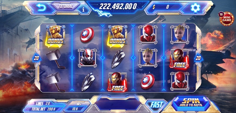 Avengers là game nổ hũ tỷ lệ trúng cao mà bạn nên chơi