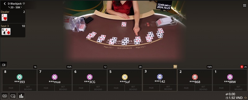 Luật chơi bài Blackjack trong Casino 789win