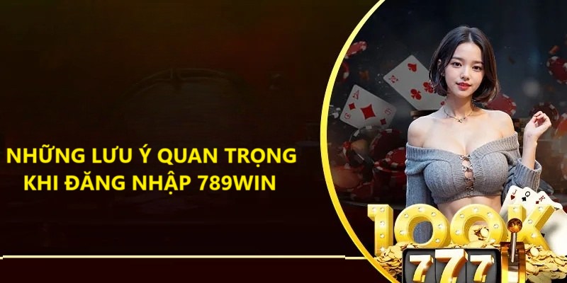 3 điều cần lưu ý khi đăng nhập 789win